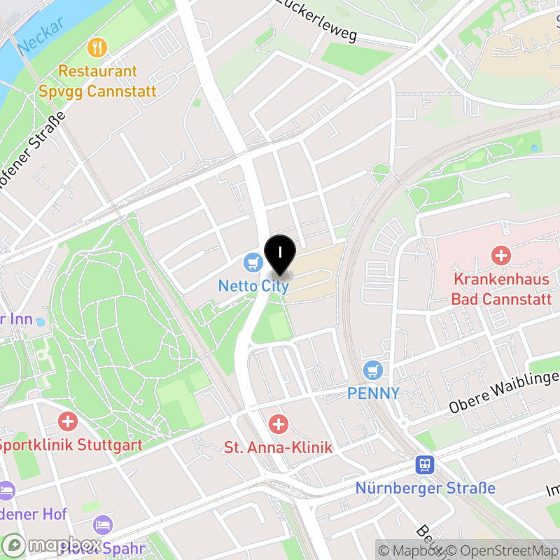 Kartenausschnitt:Wilhelm-Maybach-Schule Stuttgart Gewerbliche Schule (Hauptstelle)