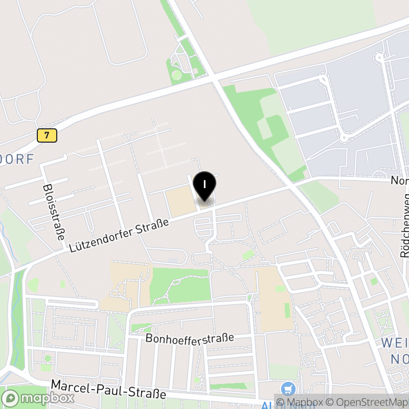 Kartenausschnitt:Staatliches Berufsbildungszentrum Weimar "Janusz Korczak"