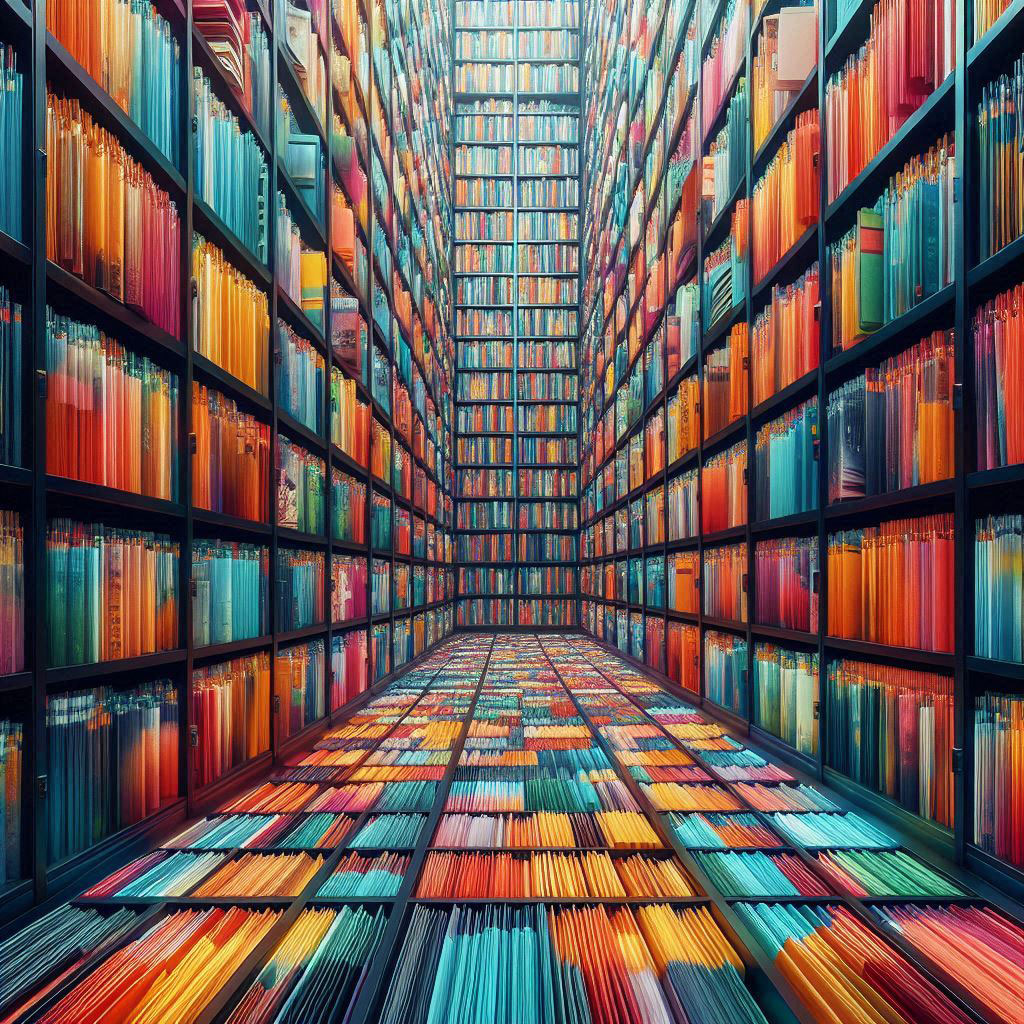 KI generierte Bibliothek