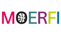 Das ist das bunte Logo von MOERFI.