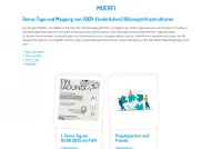 Das ist ein Screenshot von der MOERFI-Website.