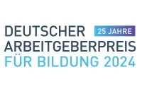 Logo Deutscher Arbeitgeberpreis für Bildung 2024 25 Jahre