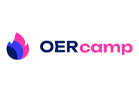 farbige Flamme und Text Oercamp