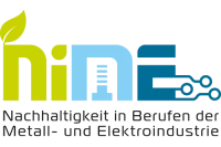 Logo von nime - Nachhaltigkeit in Berufen der Metall- und Elektroindustrie
